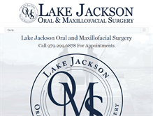 Tablet Screenshot of lakejacksonoralsurgery.com